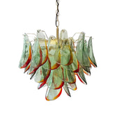 Emerald Flame Murano Glass Chandelier - Yiarolight