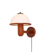 Mushroom Wood Wall Lamp