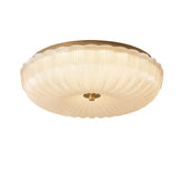 Wellenglas-Deckenleuchte