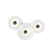 Round Alabaster Combination Wall Lamp - Yiarolight