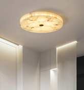 Round Alabaster Ceiling Lamp