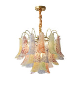 VENINI COLORFUL MURANO GLASS CHANDELIER