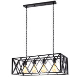 Farmhouse Rectangular Chandelier - Yiarolight