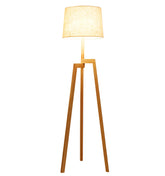 Wooden Tripod Floor Lamp