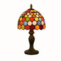 Colorful Polka Dot Tiffany Style Table Lamp