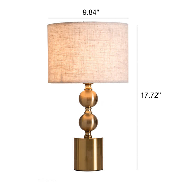 Modern Stacked Orb Table Lamp