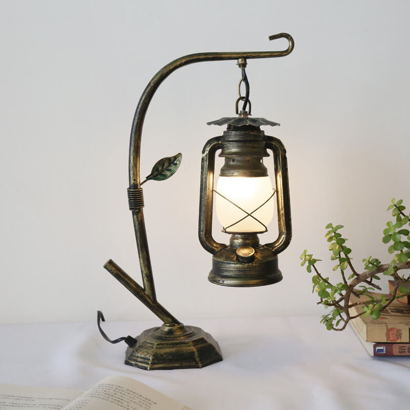 Rustic Heritage Lantern Table Lamp