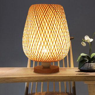 Serene Woven Bamboo Table Lamp