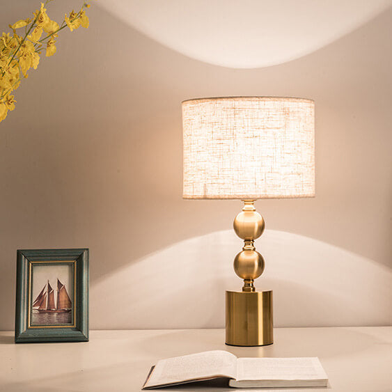 Modern Stacked Orb Table Lamp