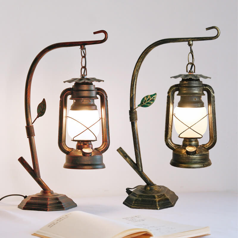 Rustic Heritage Lantern Table Lamp