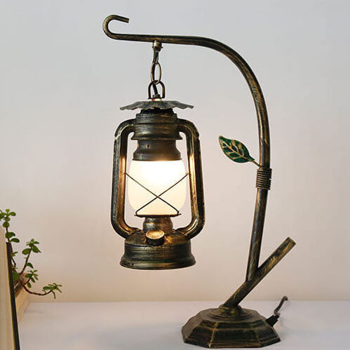 Rustic Heritage Lantern Table Lamp