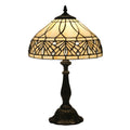 Vintage Art Deco Tiffany Style Table Lamp