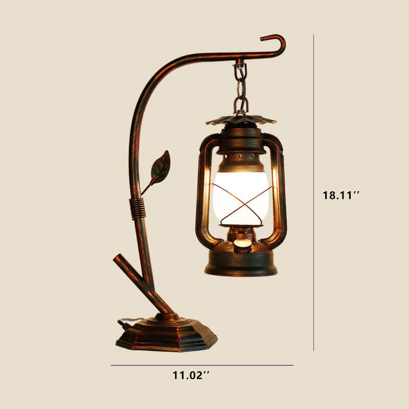 Rustic Heritage Lantern Table Lamp