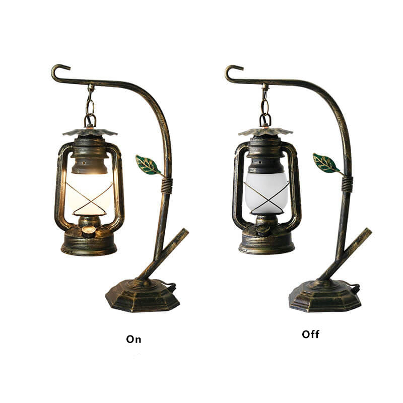 Rustic Heritage Lantern Table Lamp