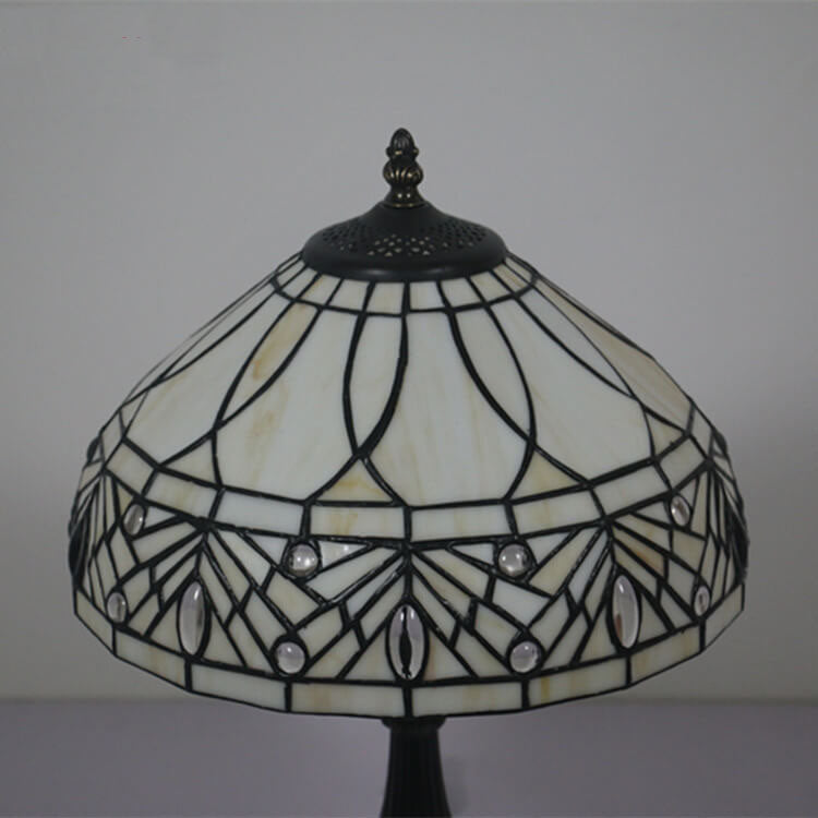 Vintage Art Deco Tiffany Style Table Lamp