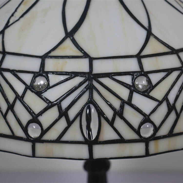 Vintage Art Deco Tiffany Style Table Lamp