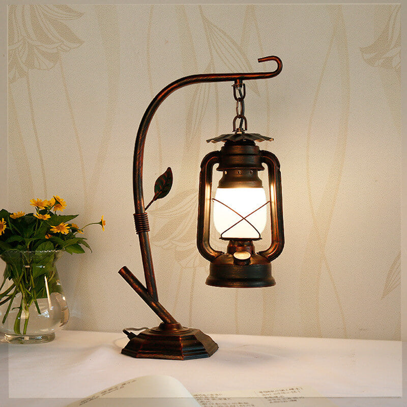 Rustic Heritage Lantern Table Lamp