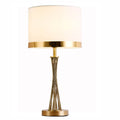 Modern Gold Twisted Wire Table Lamp