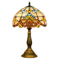 Vintage Floral Tiffany Style Table Lamp