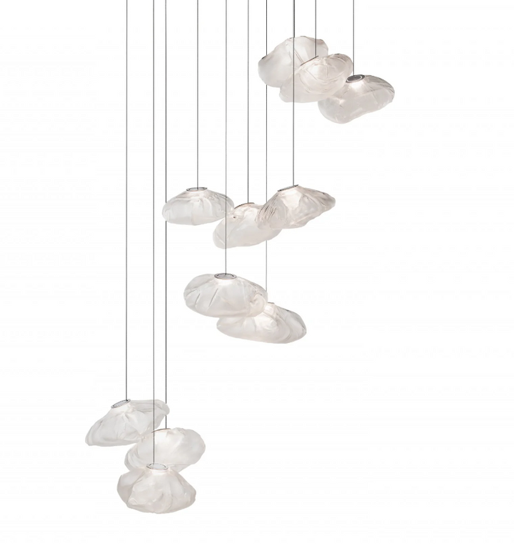 Random Glass Pendant Light