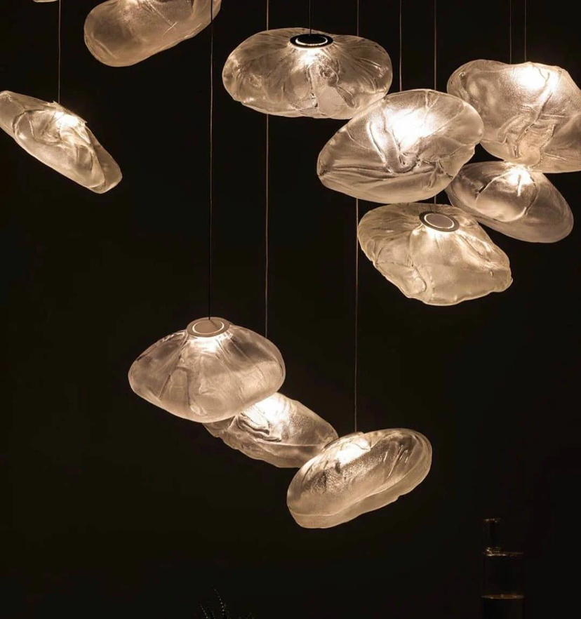 Random Glass Pendant Light