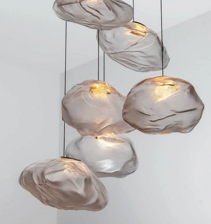 Random Glass Pendant Light