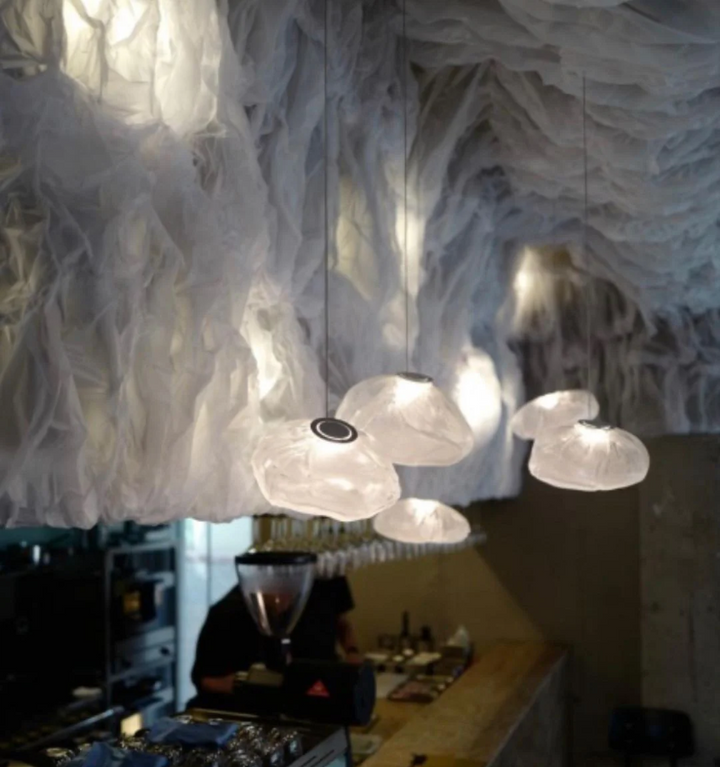 Random Glass Pendant Light