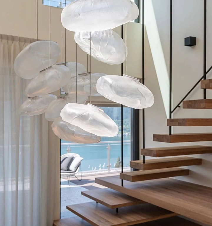 Random Glass Pendant Light