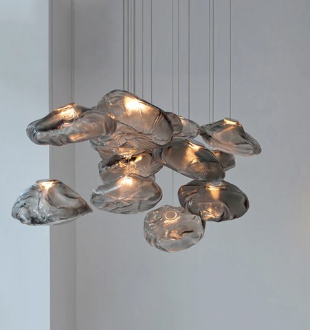 Random Glass Pendant Light