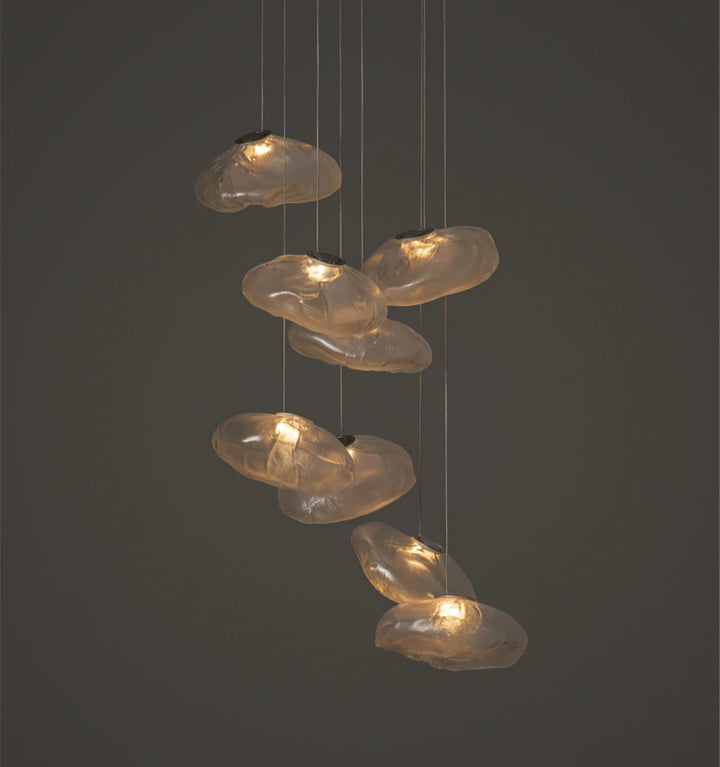 Random Glass Pendant Light