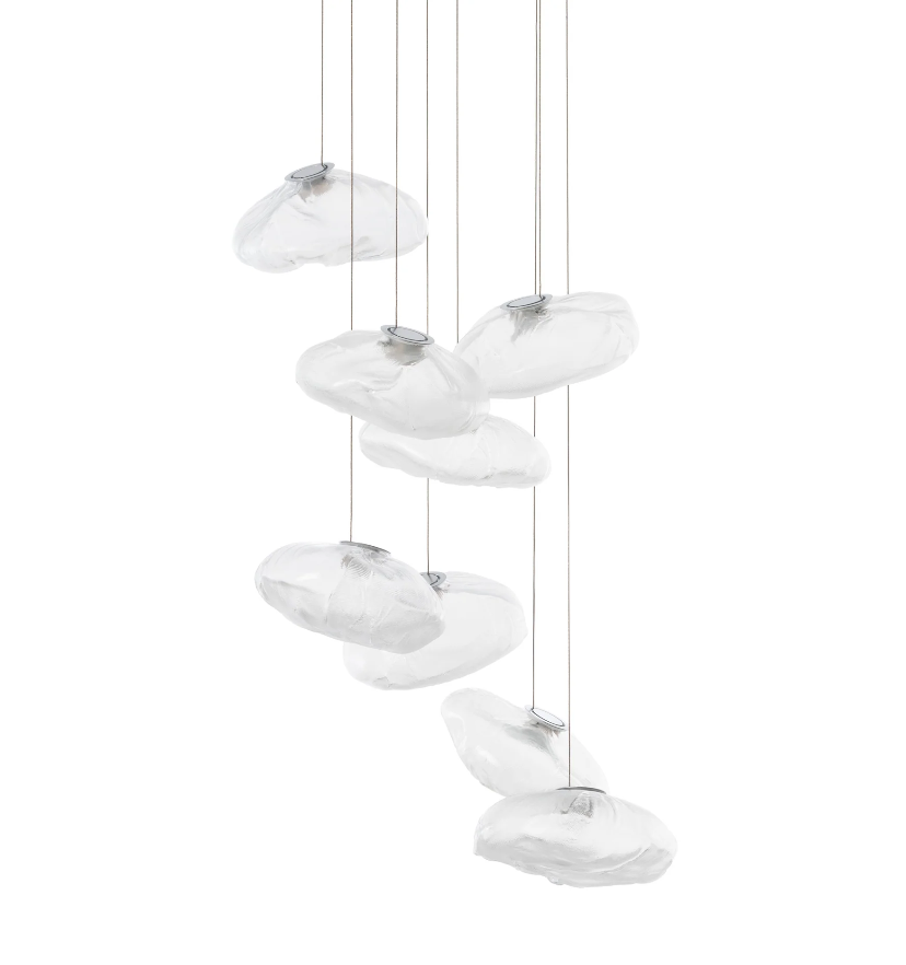Random Glass Pendant Light