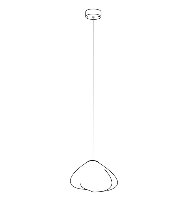 Random Glass Pendant Light