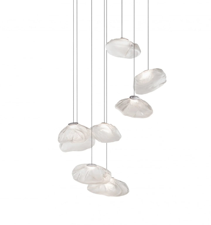 Random Glass Pendant Light