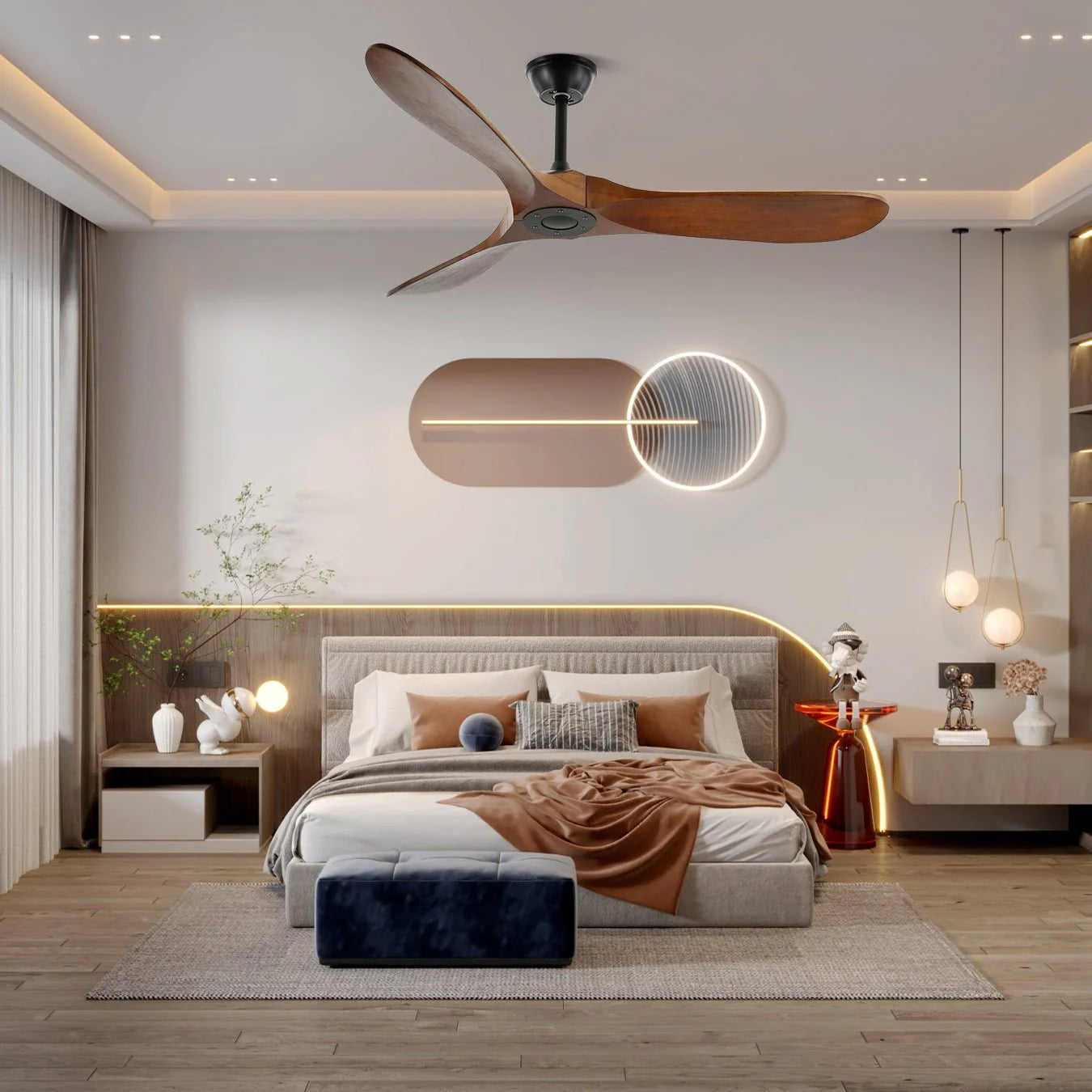 Aero Breeze 42"/52" Ceiling Fan - Yiarolight