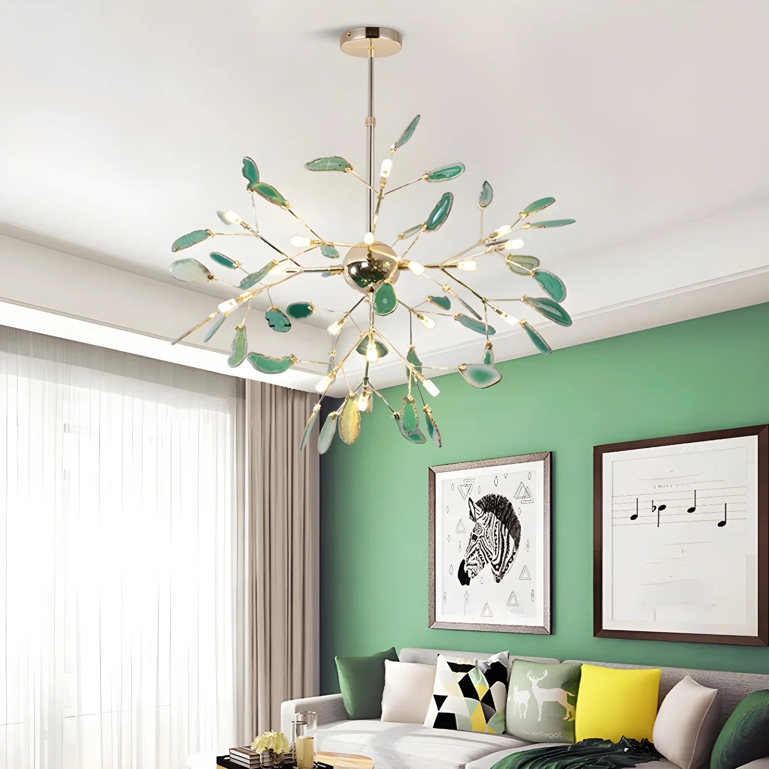 Agate Flake Chandelier - Yiarolight