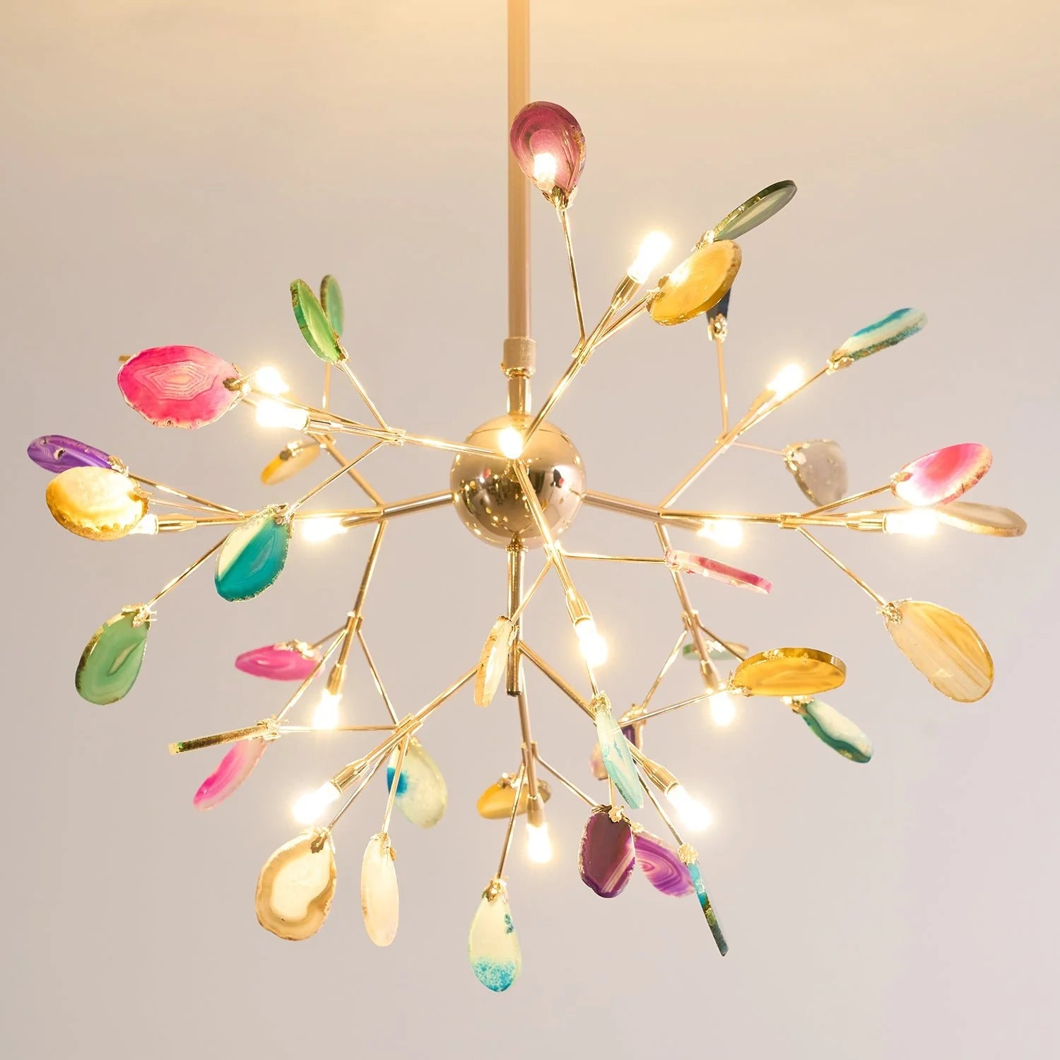 Agate Flake Chandelier - Yiarolight