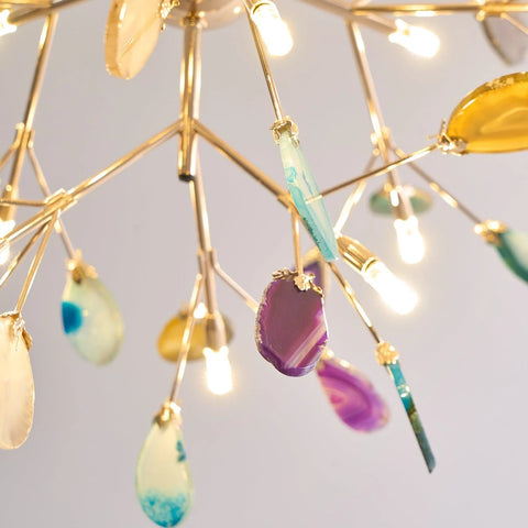 Agate Flake Chandelier - Yiarolight