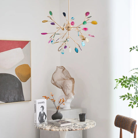 Agate Flake Chandelier - Yiarolight