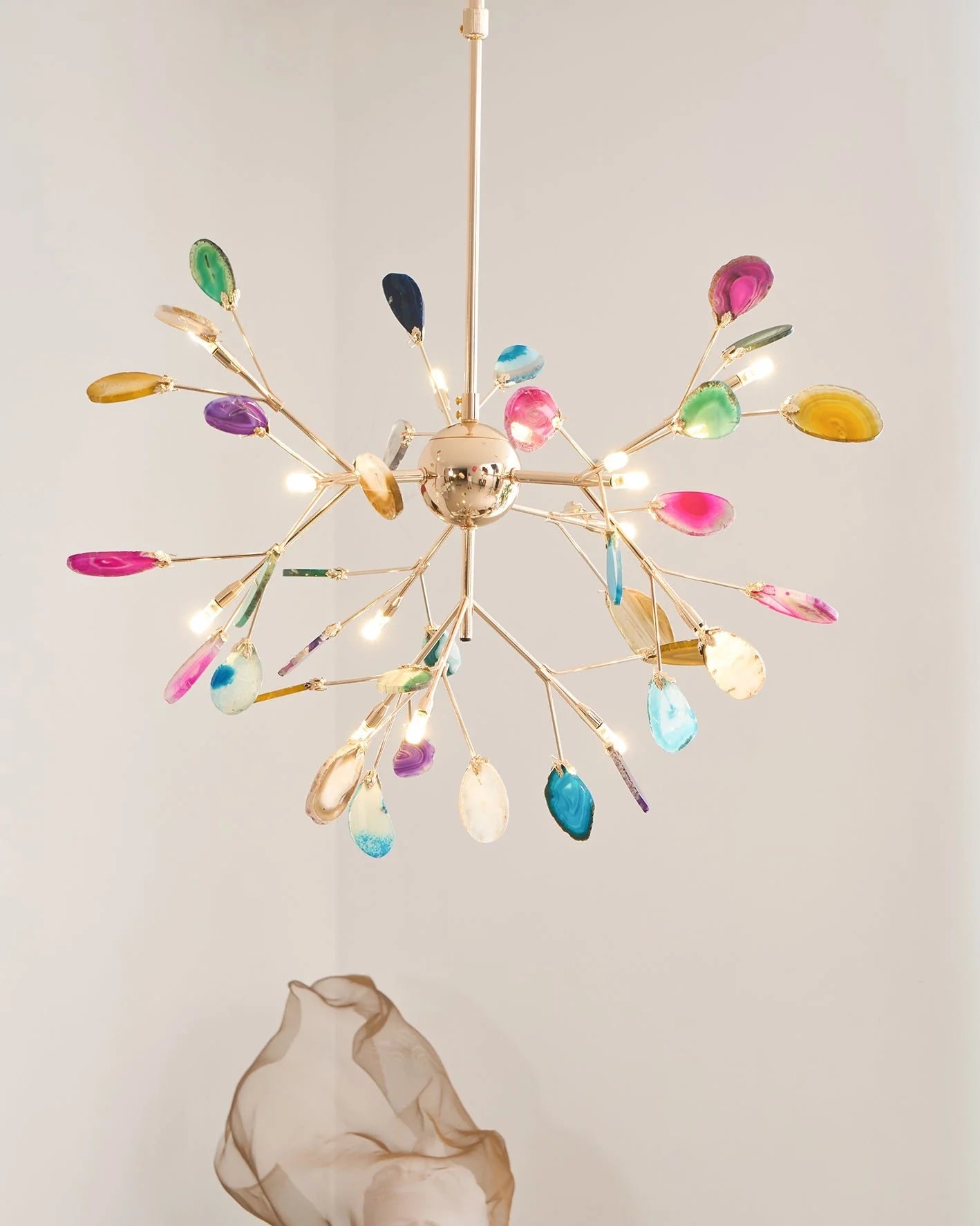 Agate Flake Chandelier - Yiarolight