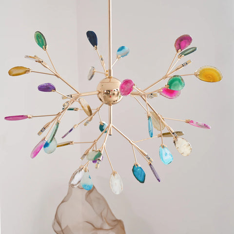 Agate Flake Chandelier - Yiarolight