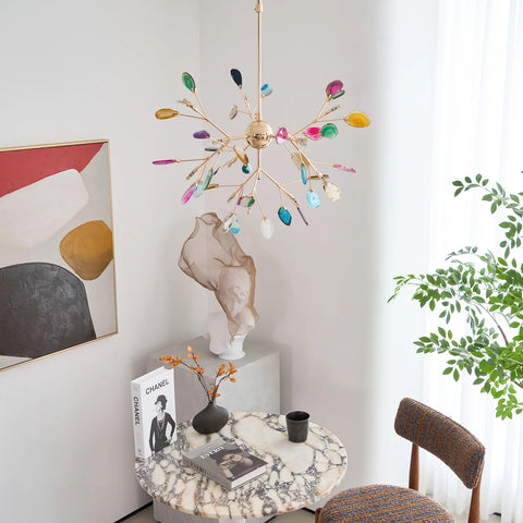 Agate Flake Chandelier - Yiarolight