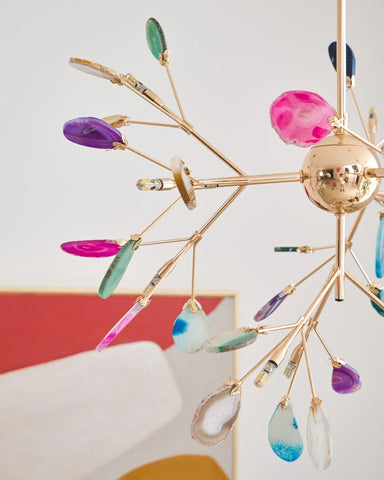 Agate Flake Chandelier - Yiarolight