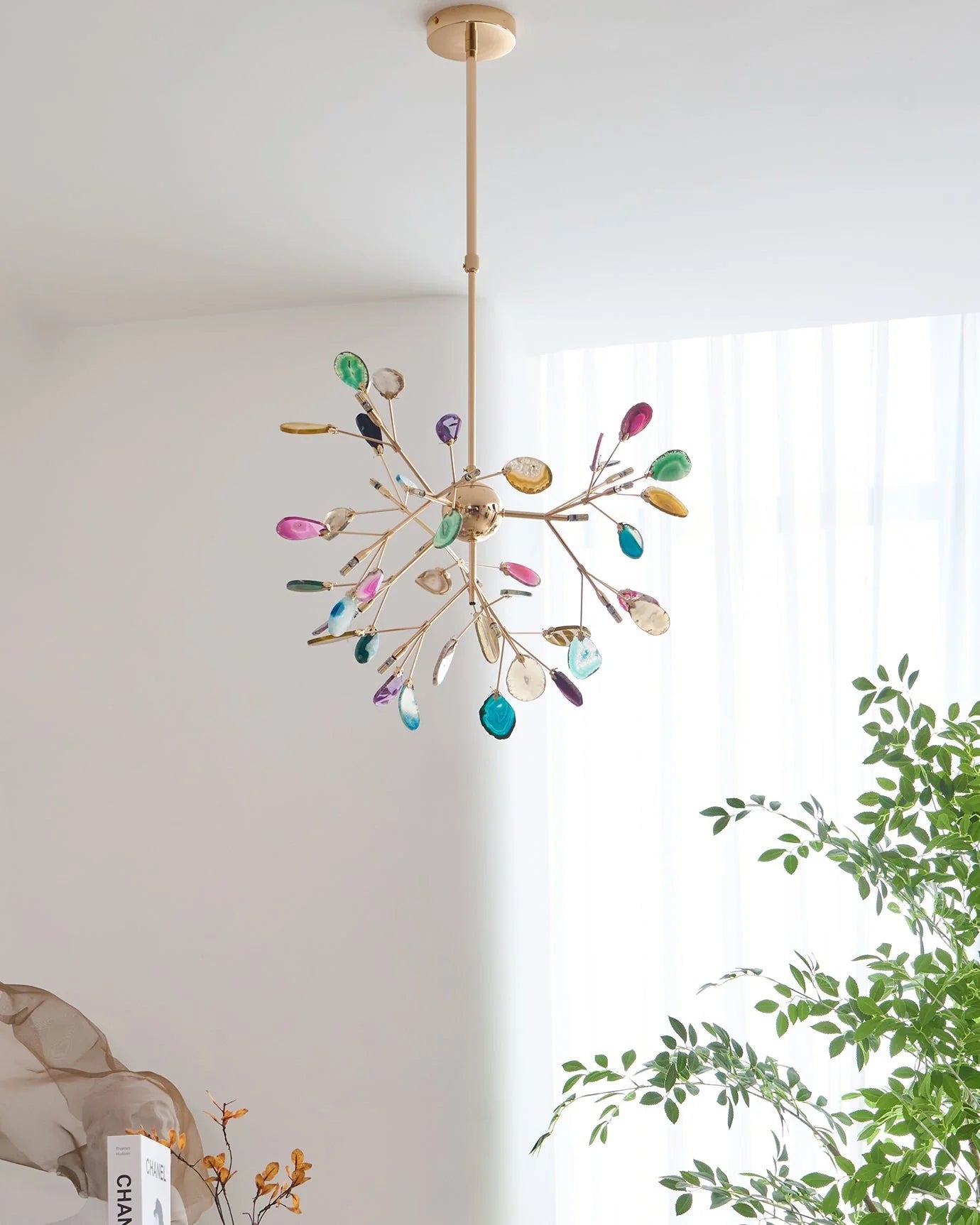 Agate Flake Chandelier - Yiarolight