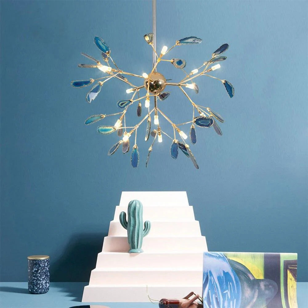 Agate Flake Chandelier - Yiarolight