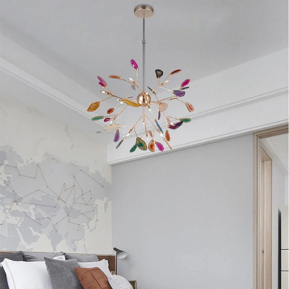Agate Flake Chandelier - Yiarolight