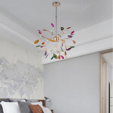 Agate Flake Chandelier - Yiarolight