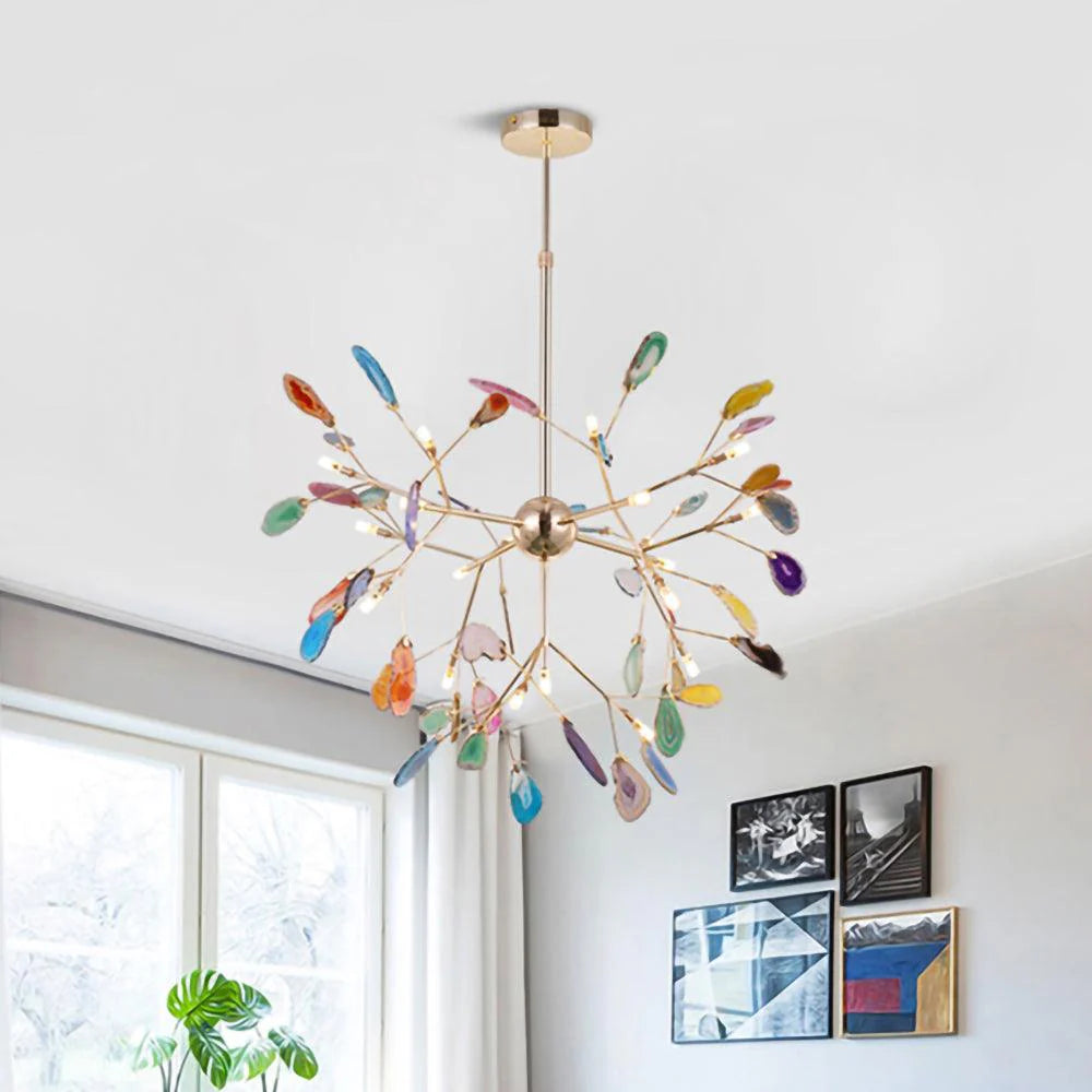 Agate Flake Chandelier - Yiarolight
