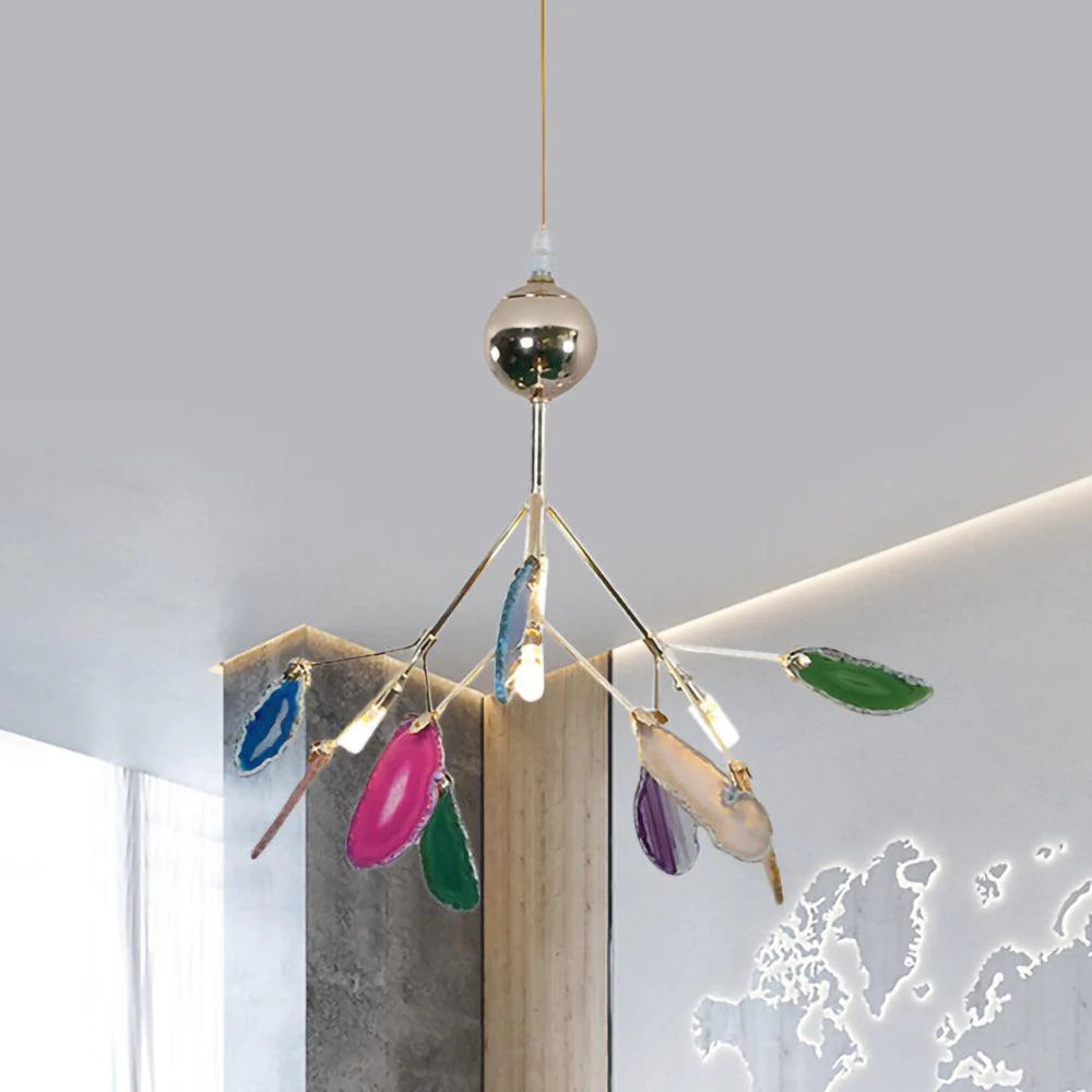 Agate Flake Chandelier - Yiarolight