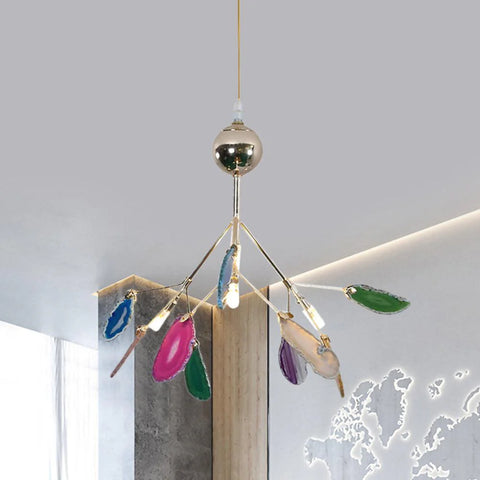 Agate Flake Chandelier - Yiarolight