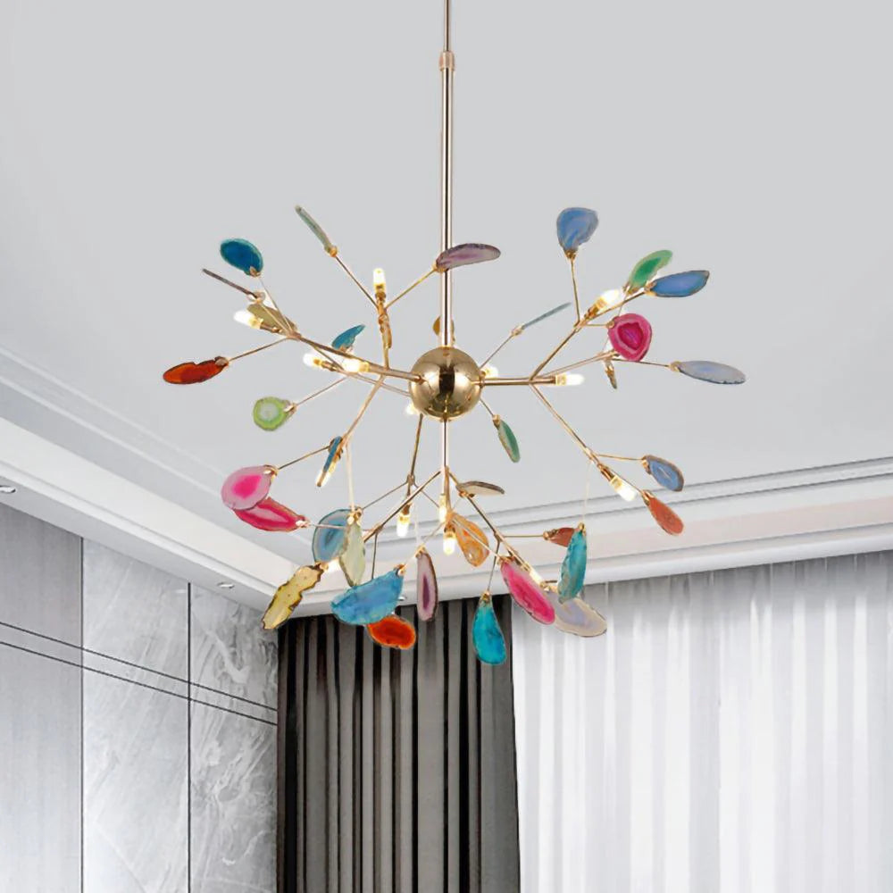 Agate Flake Chandelier - Yiarolight